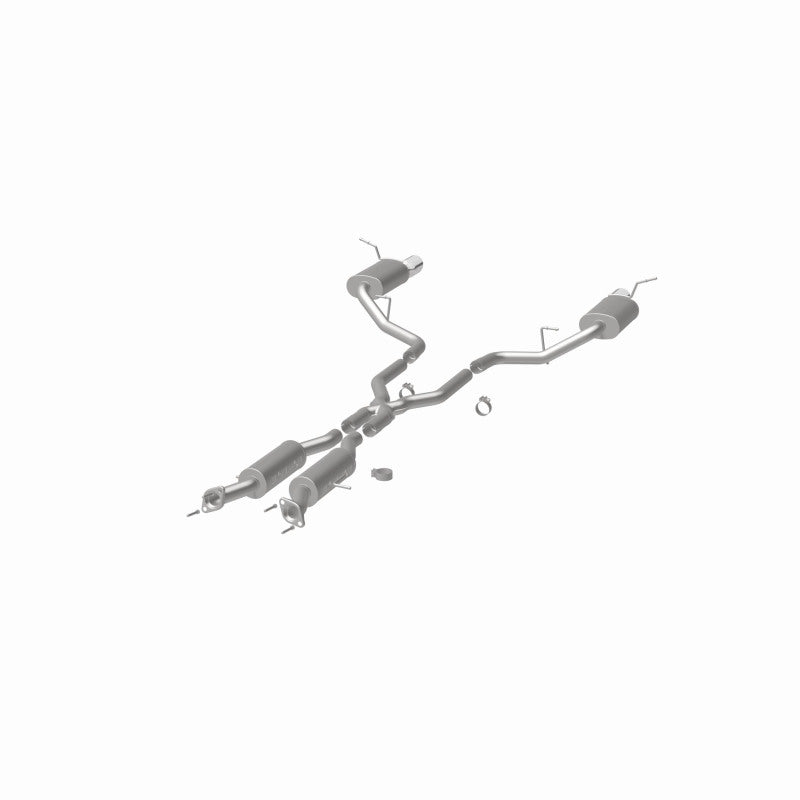 MagnaFlow 11-12 Dodge Durango V8 5.7L Dual Split Rear Exit Stainless Cat Back Performance Exhaust - awdtuningtx