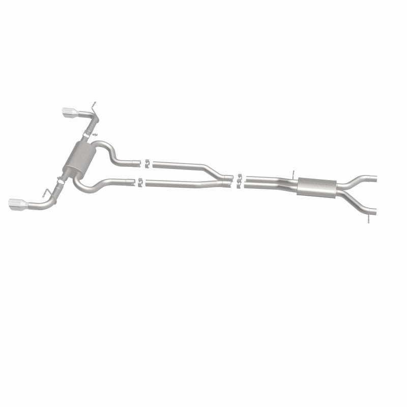 MagnaFlow 07 Audi Q7 V8 4.2L Dual Split Rear Exit Stainless Cat-Back Perf Exhaust - awdtuningtx