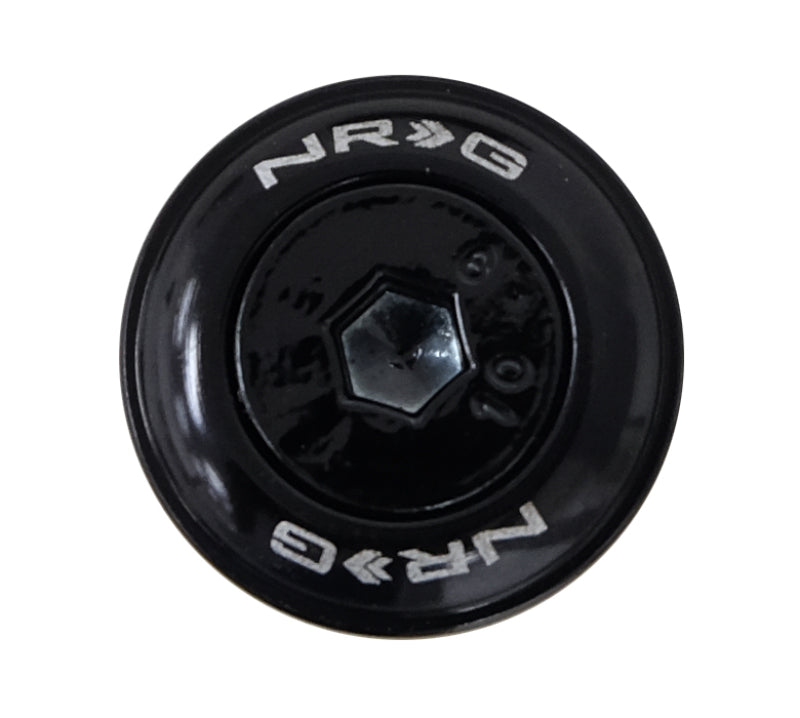 NRG Fender Washer Kit w/Color Matched M6 Bolt Rivets For Plastic (Black) - Set of 10 - awdtuningtx