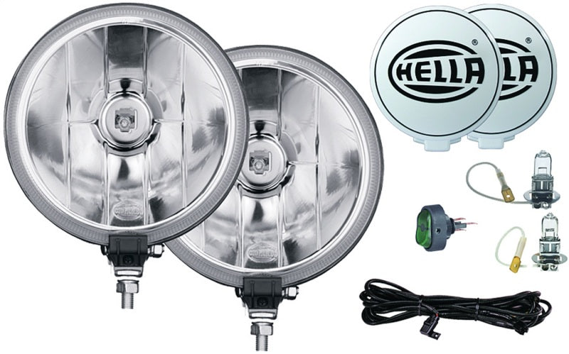 Hella 500FF 12V/55W Halogen Driving Lamp Kit - awdtuningtx