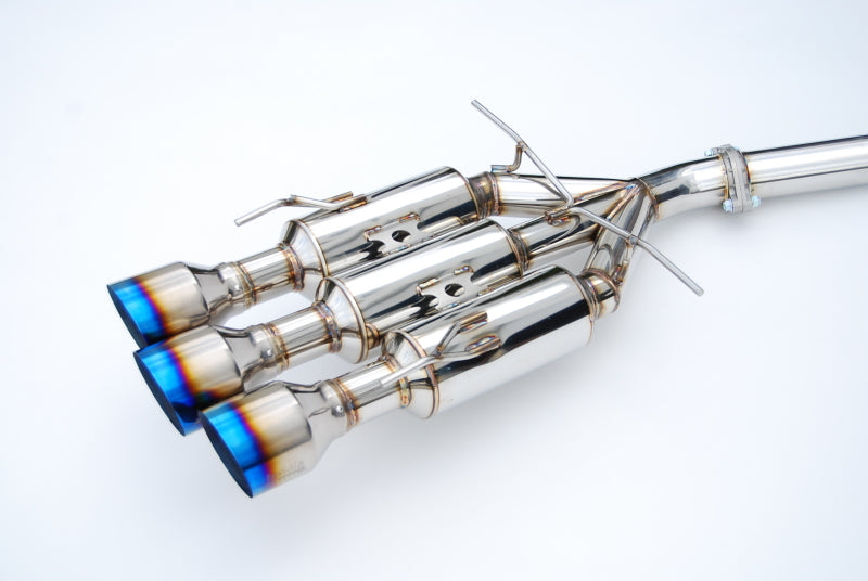Invidia 17+ Honda Civic SI Coupe Gemini Triple Titanium Tip Cat-back Exhaust - awdtuningtx