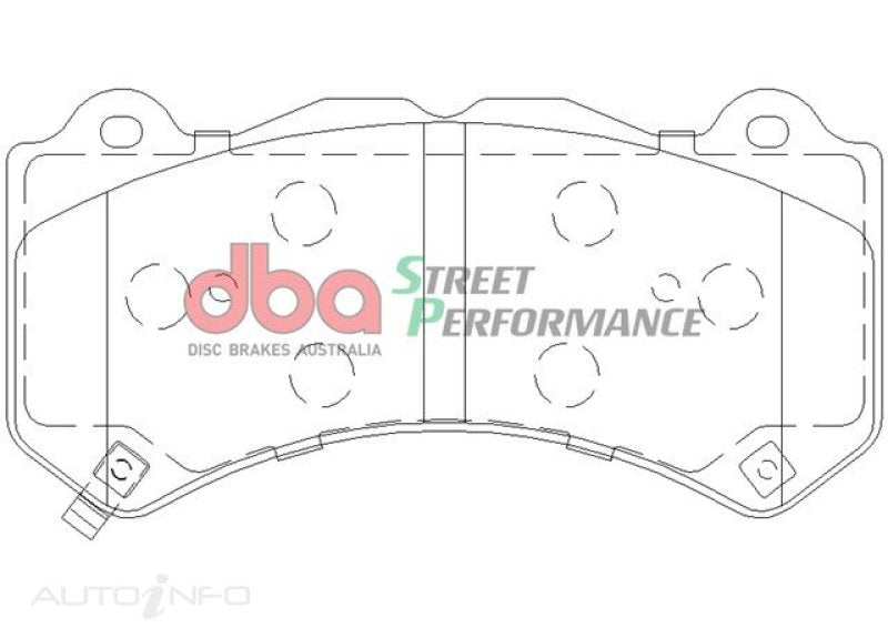 DBA 07-22 Nissan GT-R R35 Front Street Performance Brake Pad Kit - awdtuningtx