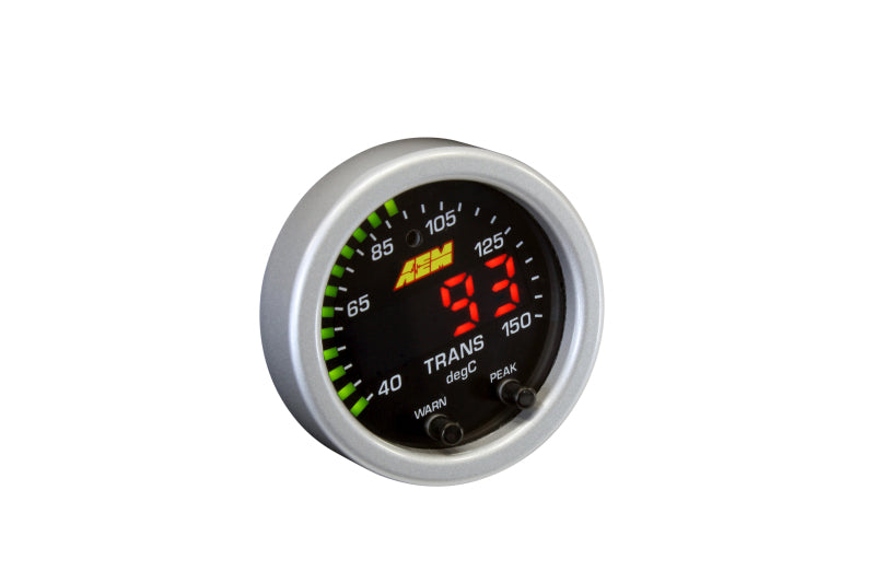 AEM X-Series Temperature 100-300F Gauge Kit (ONLY Black Bezel and Water Temp. Faceplate) - awdtuningtx