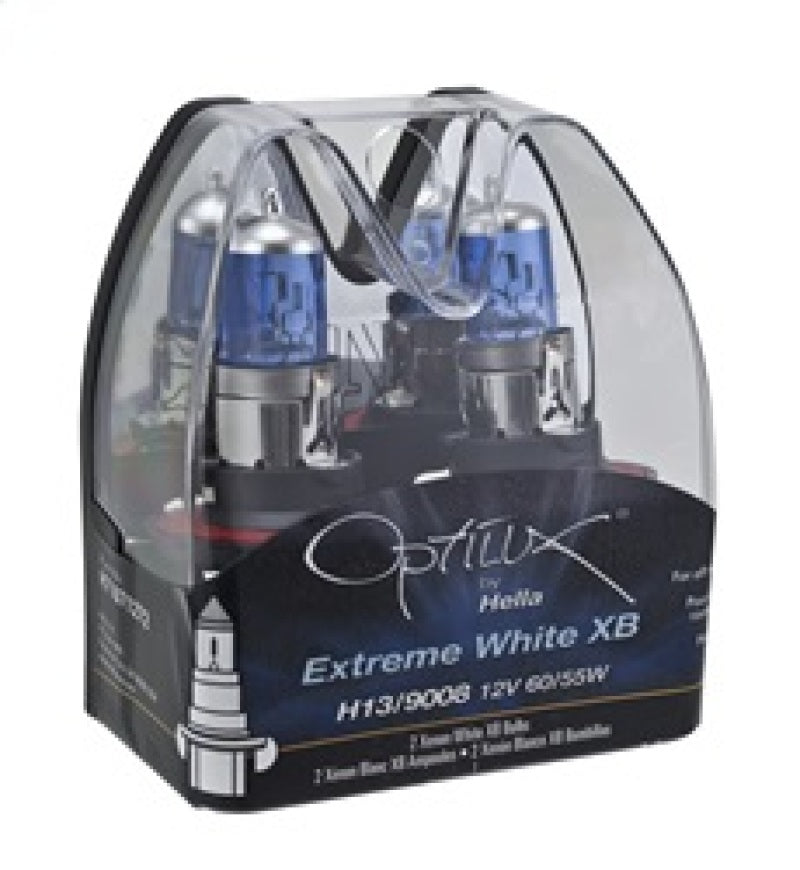 Hella Optilux H13/9008 12V 60/55W XB Xenon White Bulbs (Pair) - awdtuningtx