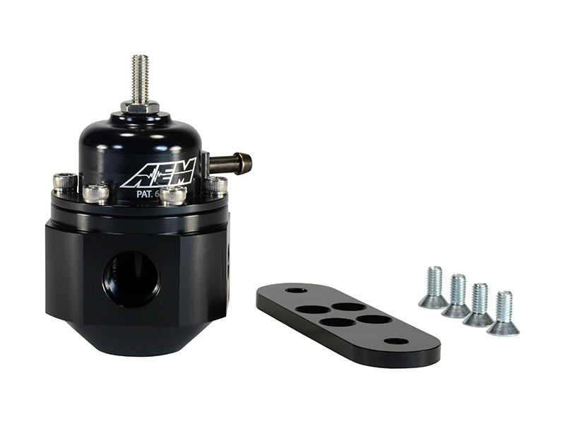 AEM Universal Black Adjustable Fuel Pressure Regulator - awdtuningtx
