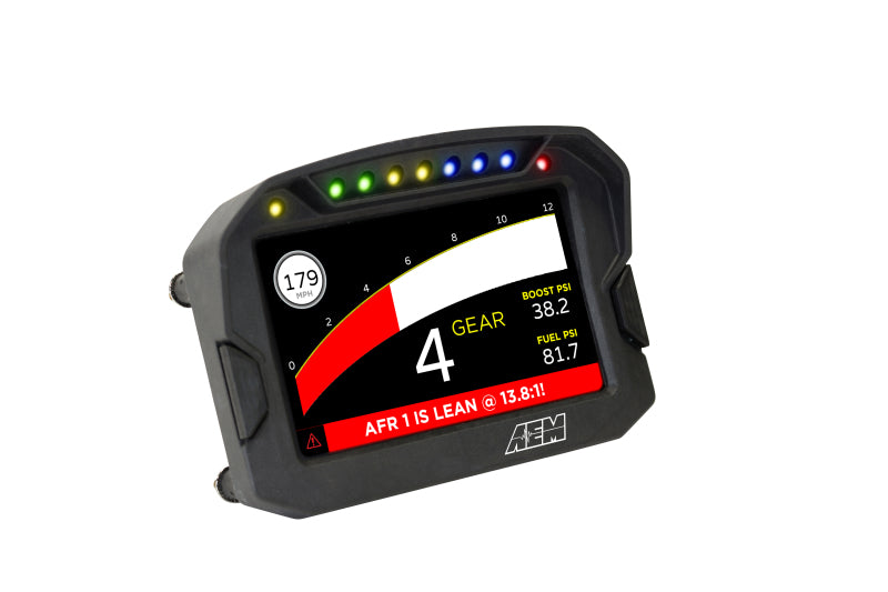 AEM CD-5LG Carbon Logging Digital Dash Display w/ Internal 10Hz GPS & Antenna - awdtuningtx