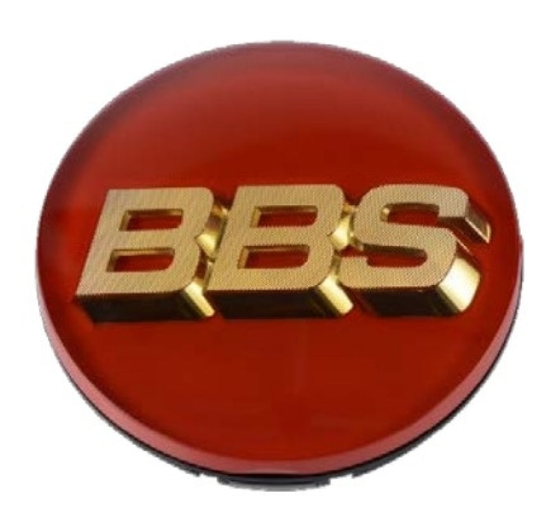 BBS Center Cap 70.6mm Red/Gold (3-tab) (56.24.073) - awdtuningtx
