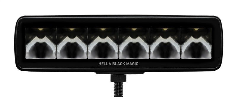 Hella Universal Black Magic 6 L.E.D. Mini Light Bar - Spot Beam - awdtuningtx