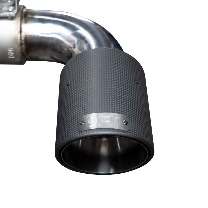Injen 20-21 Toyota Supra 3.0L Turbo 6cyl SS Cat-Back Exhaust w/ Carbon Fiber Tips - awdtuningtx
