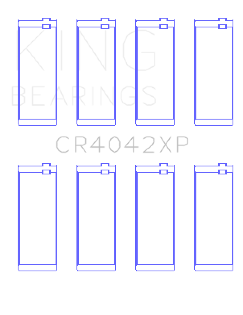King BMW M40/M42/M43/M44 1.6L 1.8L 1.9L (Size STD) Performance Rod Bearing Set - awdtuningtx