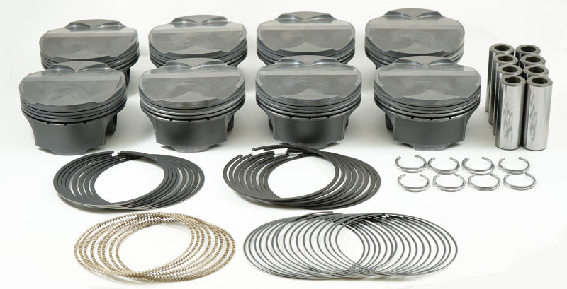 Mahle MS Piston Set SBF 304ci 3.640in Bore 3.65in Stroke 5.933in Rod .866 Pin 3cc 11.3 CR Set of 8 - awdtuningtx