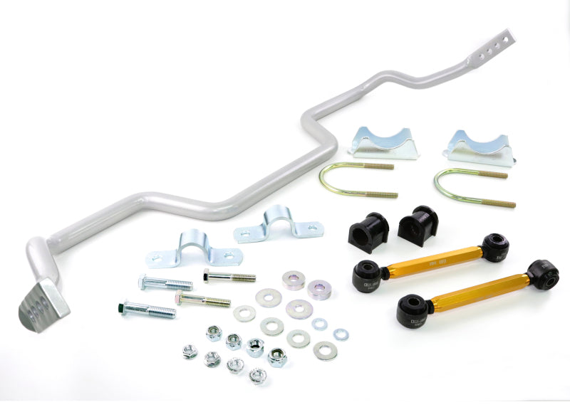 Whiteline 05+ Ford Mustang Coupe 8 cyl (Inc Shelby GT / GT500) Rear 27mm Heavy Duty Adj Swaybar - awdtuningtx