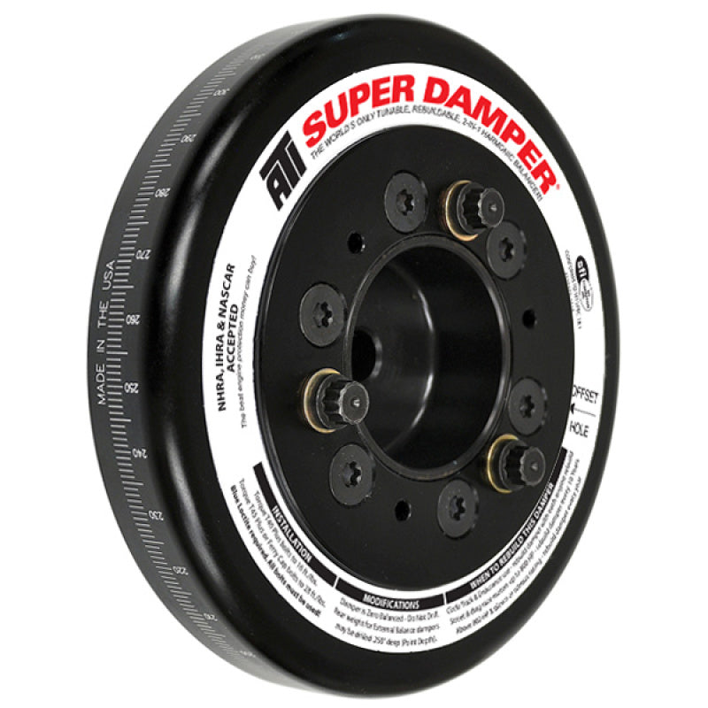 ATI Damper - 7.074in - Alum - 6 Grv - Scion/Subaru/Toyota - 4U-GSE - FA20 2.0L - 10 Percent UD - awdtuningtx