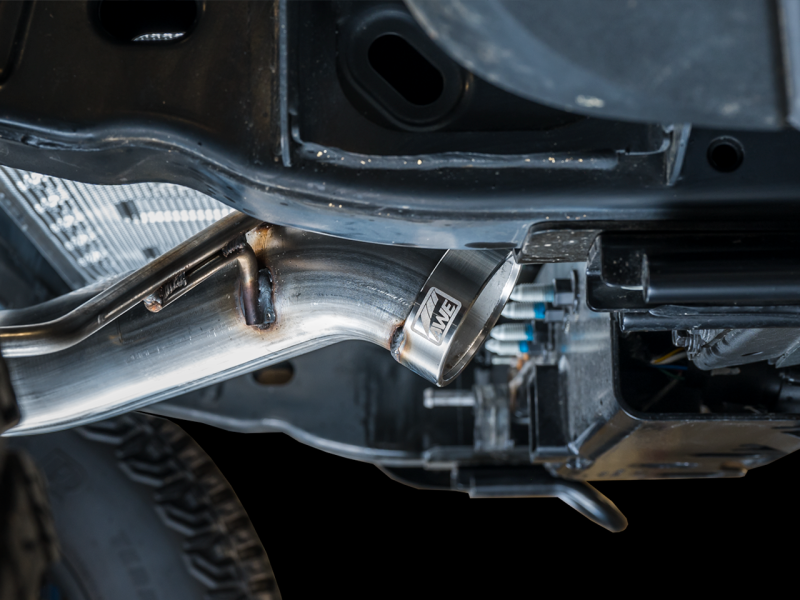 AWE Tuning 2021+ Ford Bronco 0FG Exhaust (No Tips) w/ Bash Guard - awdtuningtx