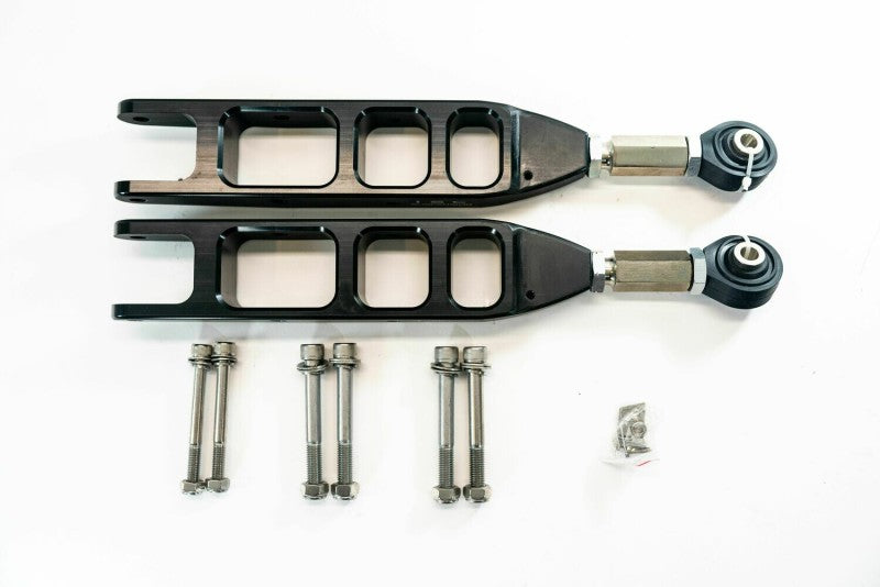 ISC Suspension 08-21 Subaru Impreza V3 Rear Adjustable Control Arms - Stealth Series Black - awdtuningtx