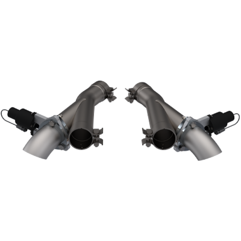 QTP 2018+ Jeep Grand Cherokee Trackhawk 2.75in 304SS Aggressor Cutout Dual Mid Pipes - awdtuningtx