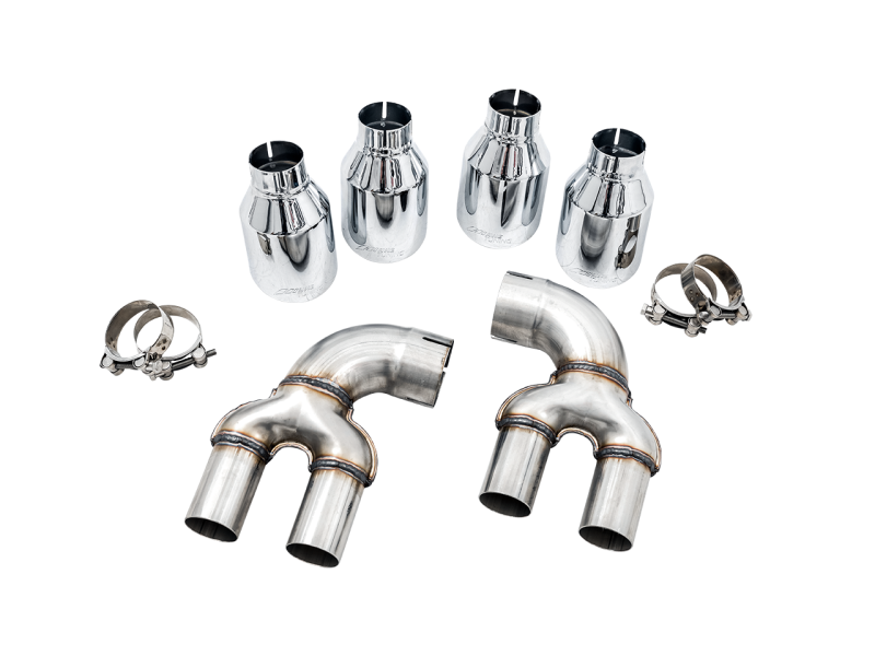 AWE Tuning 2019+ BMW M340i (G20) Non-Resonated Touring Edition Exhaust - Quad Chrome Silver Tips - awdtuningtx