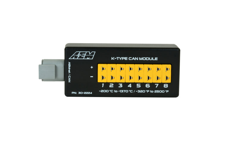 AEM 8 Channel K-Type Thermocouple EGT CAN Module - awdtuningtx