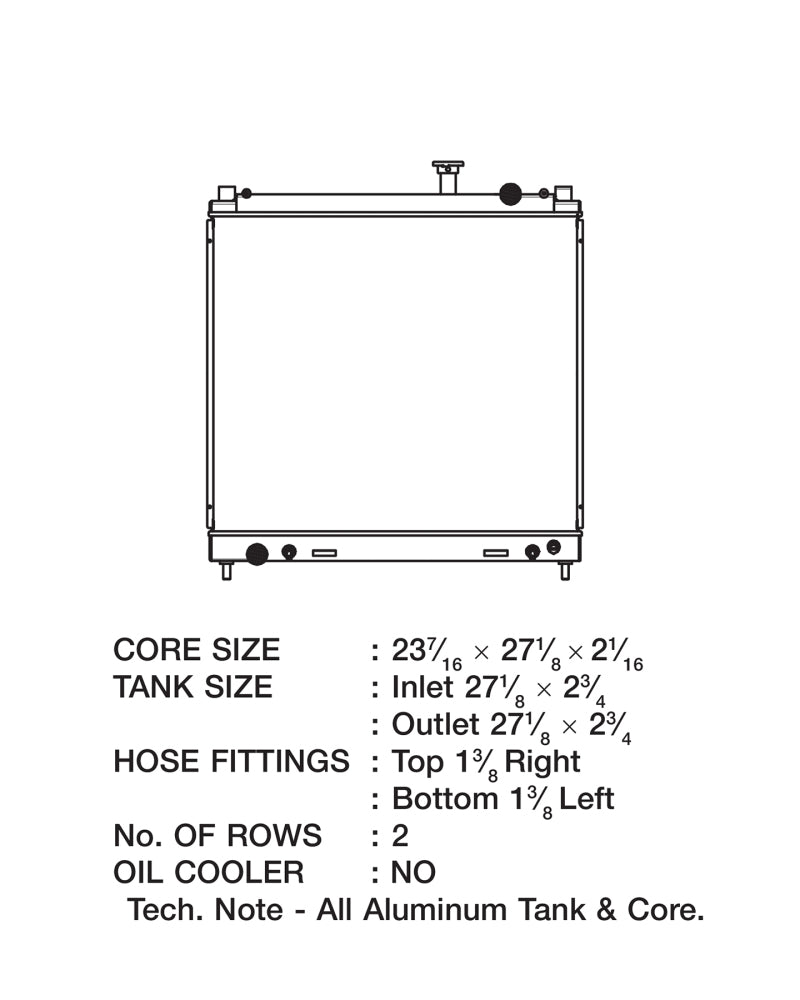 CSF 04-15 Nissan Titan Armada Radiator - awdtuningtx