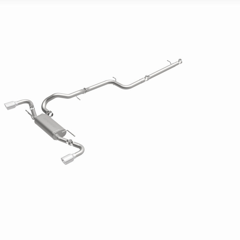 MagnaFlow 10-12 Mazda 3 L4 2.5L Hatchback Split Rear Exit Stainless Cat Back Performance Exhaust - awdtuningtx