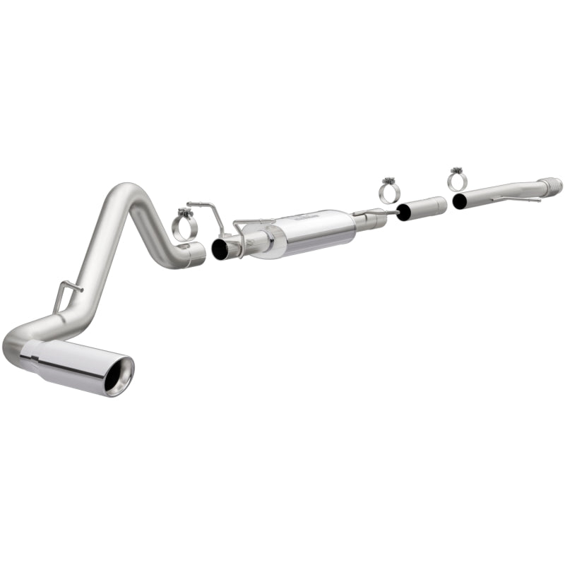 Magnaflow 14 Chevy Silverado V8 5.3L CC/EC Cab Single P/S Rear Exit Stainless Cat Back Perf Exhaust - awdtuningtx