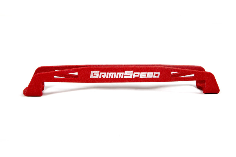 GrimmSpeed 08-18 Subaru WRX/STI Lightweight Battery Tie Down - Red - awdtuningtx