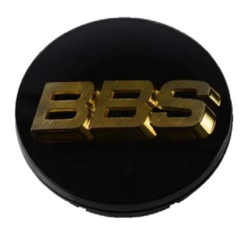 BBS Center Cap 70.6mm Black/Gold (3-tab) (56.24.080) - awdtuningtx