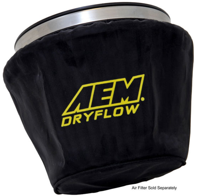 AEM Air Filter Wrap Black 7.5in Length x 5in Width x 5in Height - awdtuningtx