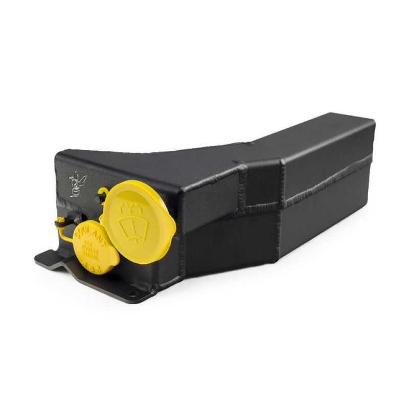 Killer B Dual Reservoir Tank (Wash / Coolant) for 08-14 Subaru WRX/STi - Black - awdtuningtx
