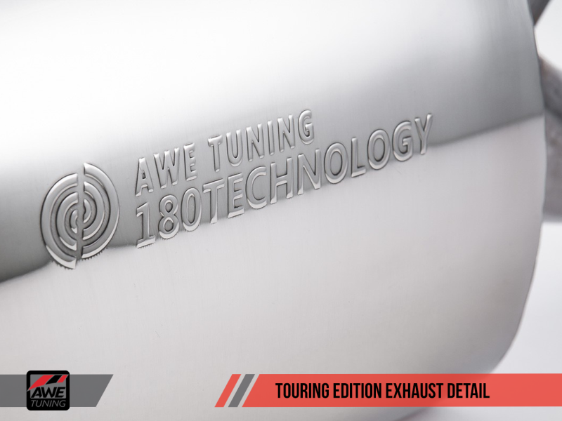 AWE Tuning Mk6 GLI 2.0T - Mk6 Jetta 1.8T Touring Edition Exhaust - Polished Silver Tips - awdtuningtx