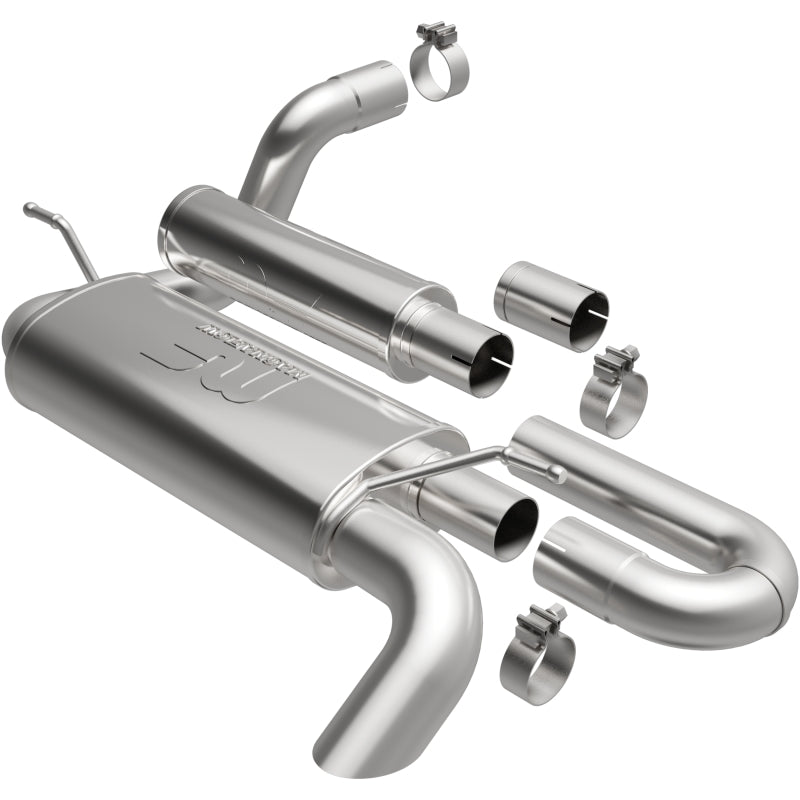 MagnaFlow 18-23 Jeep Wrangler JL 2.0L/3.6L Overland Series Axle-Back Exhaust - awdtuningtx