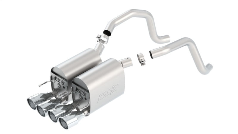 Borla 05-08 Corvette Coupe/Conv 6.0L/6.2L 8cyl 6spd RWD Touring SS Exhaust (rear section only) - awdtuningtx