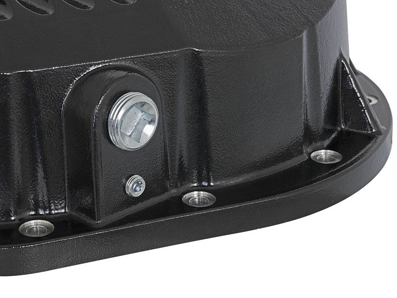 aFe Pro Series Rear Diff Cover Kit Black w/ Gear Oil 86-16 Ford F-250/F-350 V8 7.3L/6.0L/6.4L/6.7L - awdtuningtx