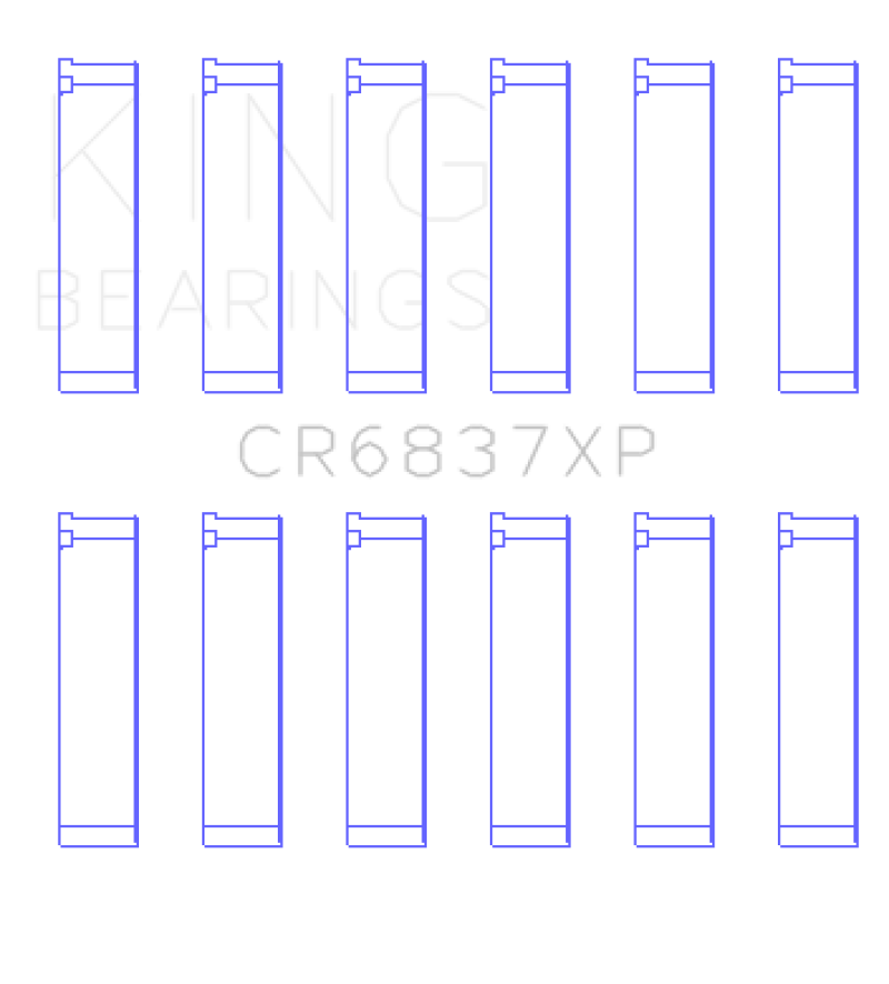 King Honda J30 / J35 Connecting Rod Bearing Set (Set of 6) - awdtuningtx