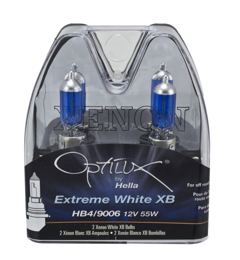 Hella 9006 12V 55W Xen White Bulb (Pair) - awdtuningtx