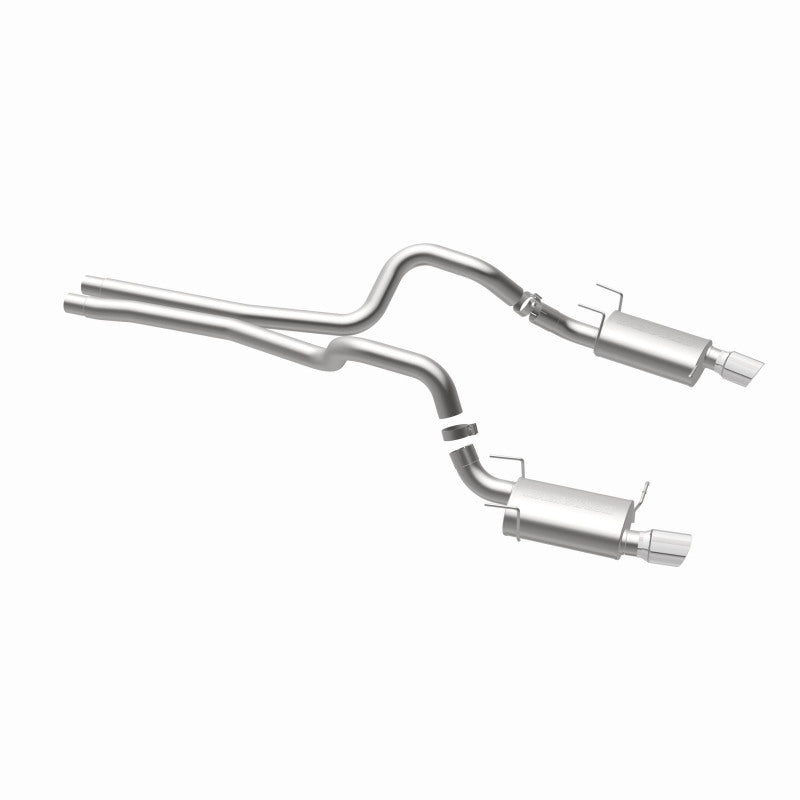 MagnaFlow 13 Ford Mustang Dual Split Rear Exit Stainless Cat Back Performance Exhaust (Street) - awdtuningtx