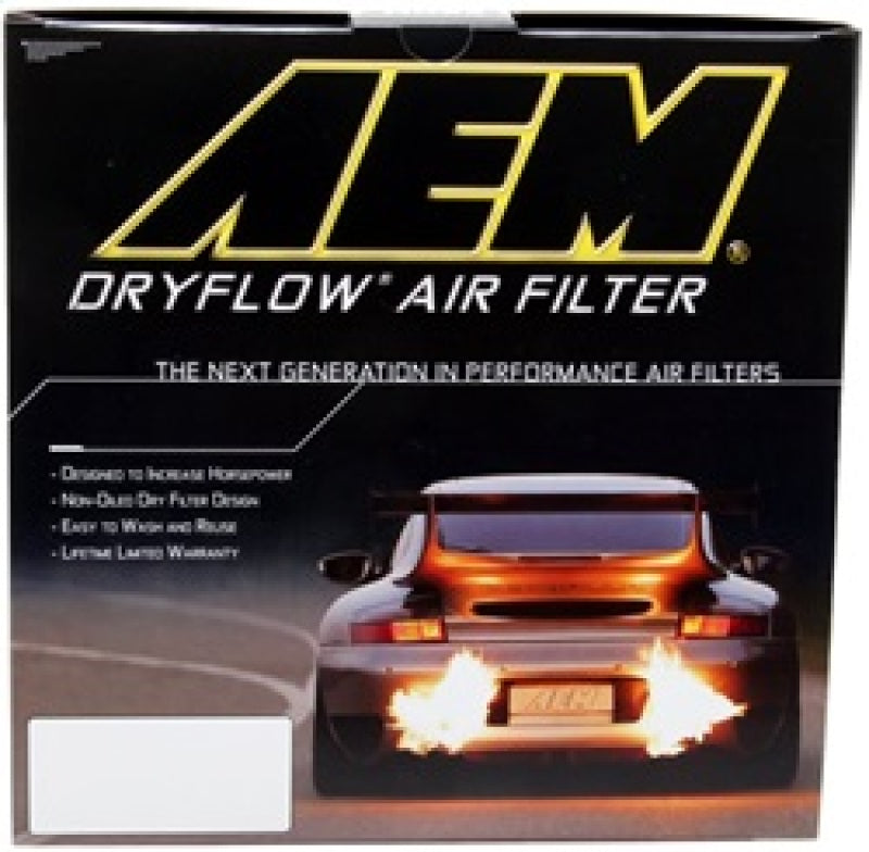 AEM 5in Dryflow Air Filter with 8in Element - awdtuningtx