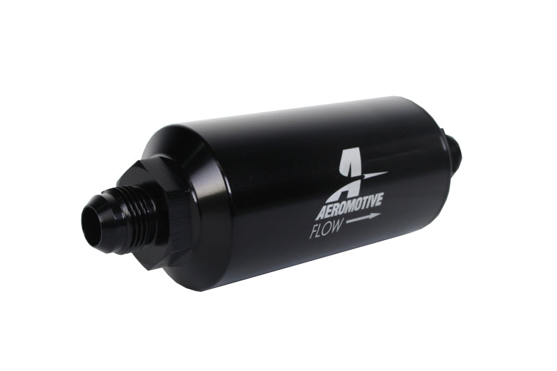 Aeromotive In-Line Filter - (AN -08 Male) 100 Micron Stainless Steel Element - awdtuningtx
