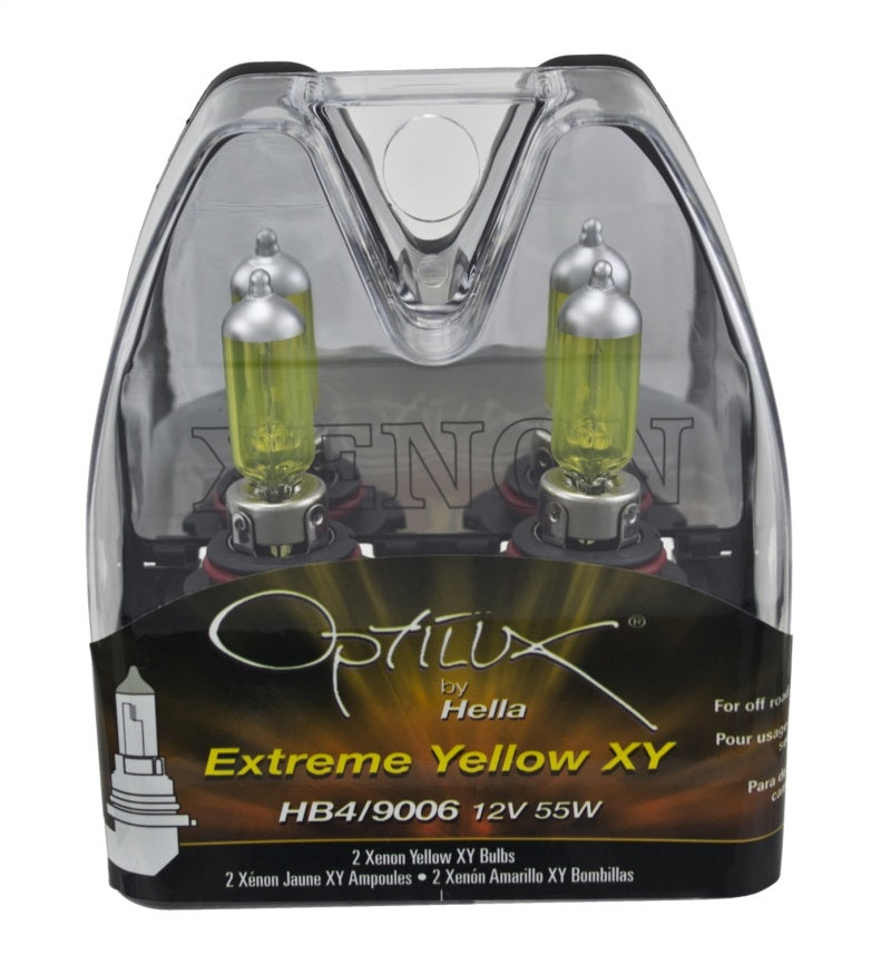 Hella Optilux HB4 9006 12V/55W XY Xenon Yellow Bulb - awdtuningtx