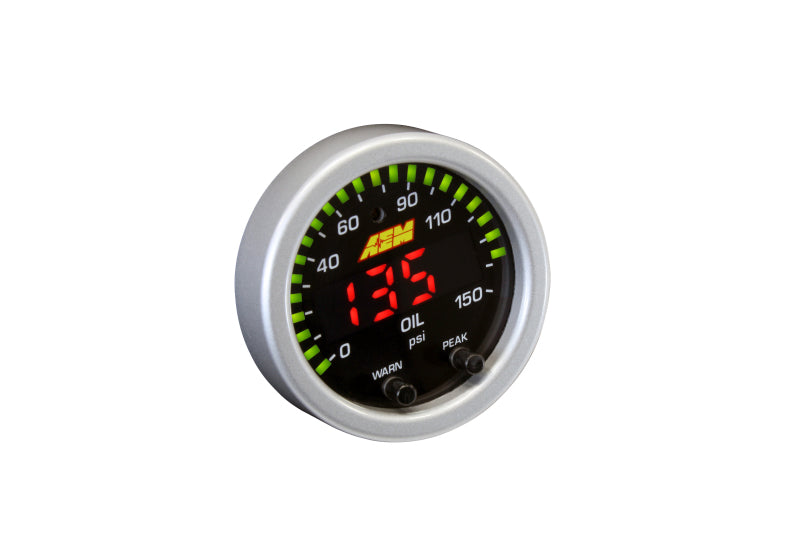 AEM X-Series 0-150 Oil Pressure Gauge Kit - awdtuningtx