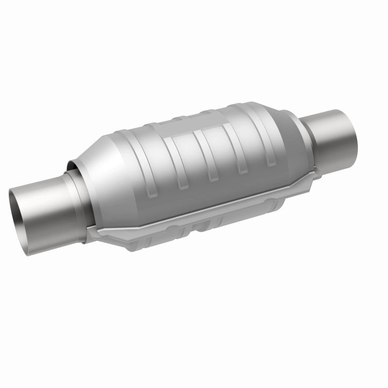 MagnaFlow Conv Univ 3in Inlet/Outlet Center/Center Round 9in Body L x 5.125in W x 13in Overall L - awdtuningtx
