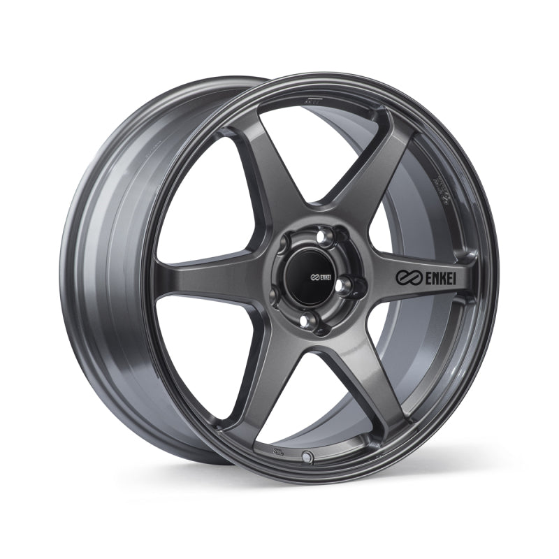 Enkei T6R 18x9.5 38mm Offset 5x114.3 Bolt Pattern 72.6 Bore Matte Gunmetal Wheel - awdtuningtx