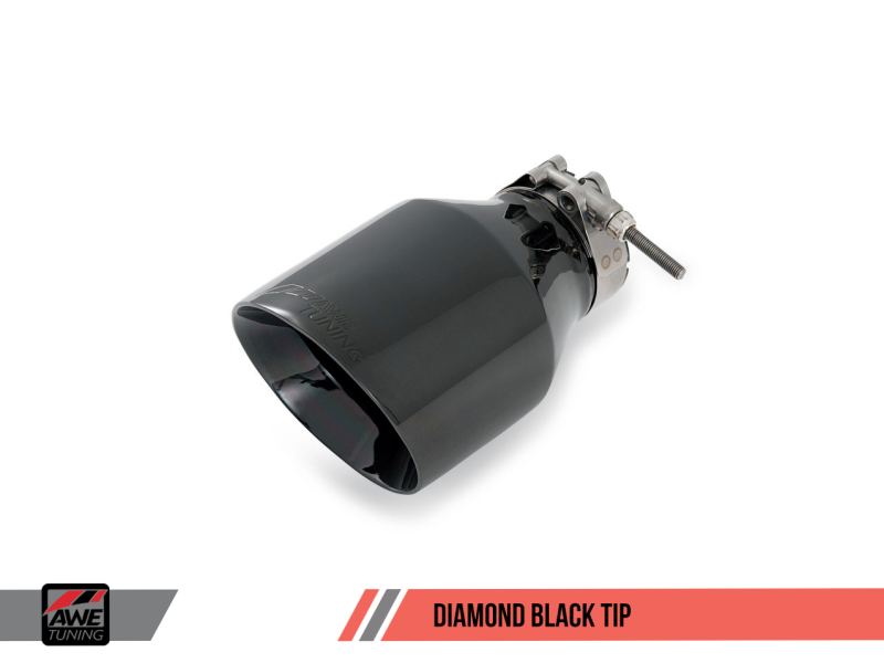 AWE Tuning Mk6 GLI 2.0T - Mk6 Jetta 1.8T Track Edition Exhaust - Diamond Black Tips - awdtuningtx
