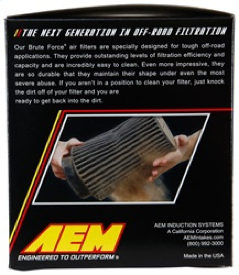 AEM 2.75 inch x 5 inch DryFlow Air Filter - awdtuningtx