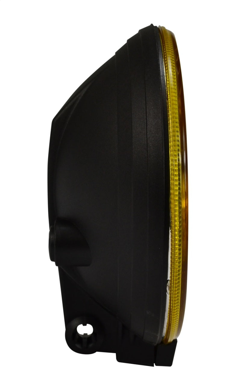 Hella 500 Series ECE 6.4in 55W Round Driving Beam Amber Light - awdtuningtx