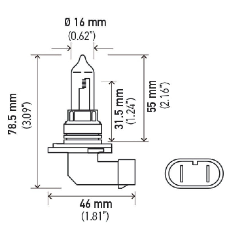 Hella 9005 12V 65W Xen White Bulb (Pair) - awdtuningtx