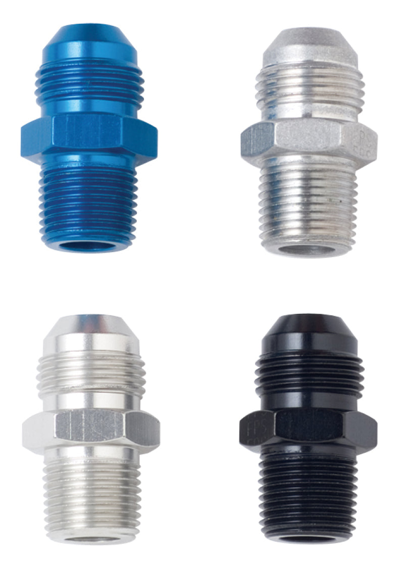 Fragola -10AN x 3/8 NPT Straight Adapter - Black - awdtuningtx