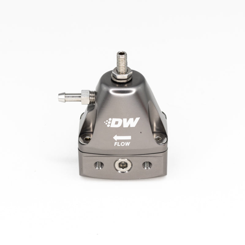 DeatschWerks DWR1000iL In-Line Adjustable Fuel Pressure Regulator - Titanium - awdtuningtx