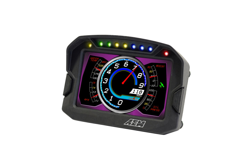 AEM CD-5LG Carbon Logging Digital Dash Display w/ Internal 10Hz GPS & Antenna - awdtuningtx