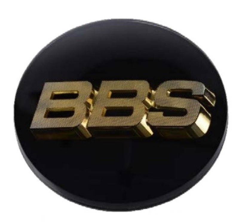 BBS Center Cap 70.6mm Black/Gold (4-tab) (56.24.120) - awdtuningtx